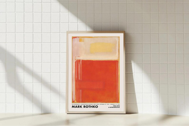 grafiki i ilustracje PLAKAT abstrakcyjny Rothko kolorowa abstrakcja