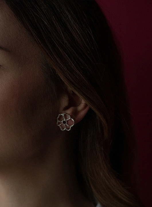 kolczyki pozłacane Kolczyki pozłacane Kwiat Granatu