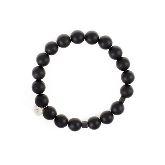 biżuteria męska Męska bransoletka z kamieniem sukcesu