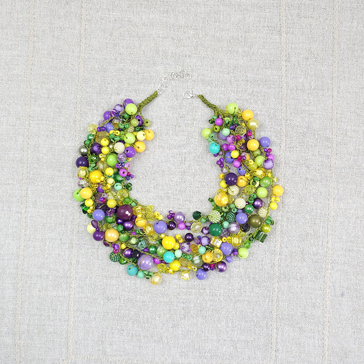 kolie 6984 Soczysty kolorowy naszyjnik