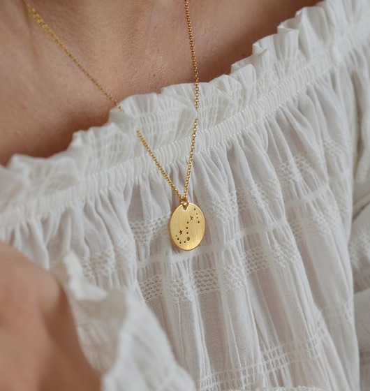 wisiory Znak zodiaku naszyjnik