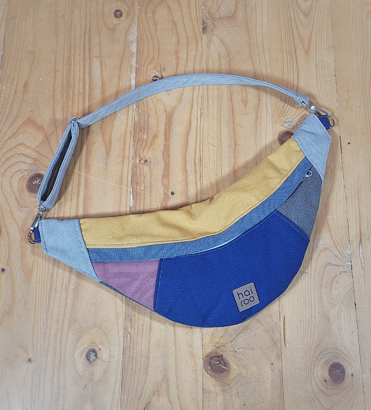 saszetka nerka Nerka "Haru"kolorowa  bawełniana vegan