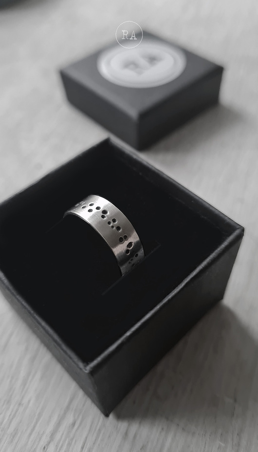 obrączki DOTS-1 pierścionek ze srebra obrączka unisex