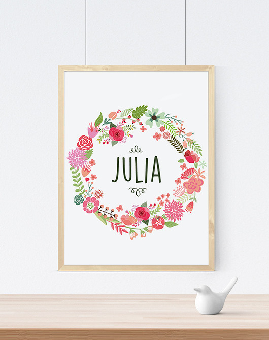 Spersonalizowana grafika z imieniem, metryczka PRINTLOVE