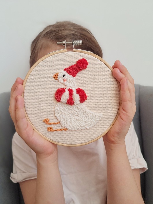 obrazy i plakaty do pokoju dziecięcego Gąska- skandynawska ozdoba do pokoju dziecka, styl cyrkowy