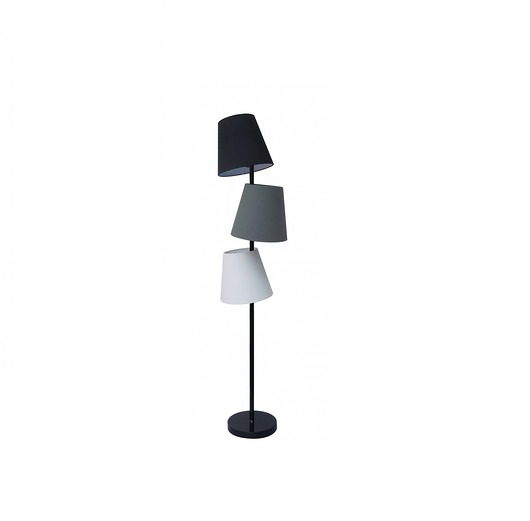 lniane klosze czarna szara 163cm Home Design