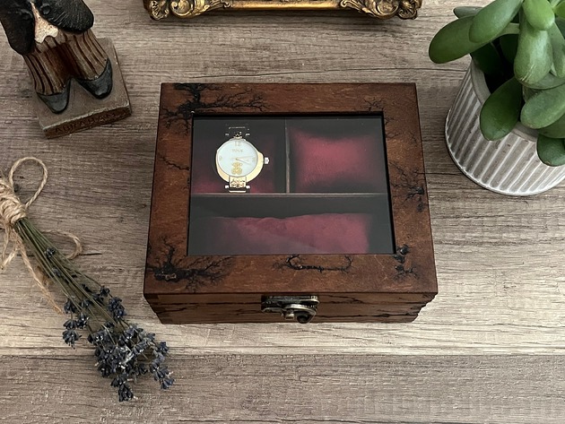 zegarki męskie Drewniane pudełko na zegarki