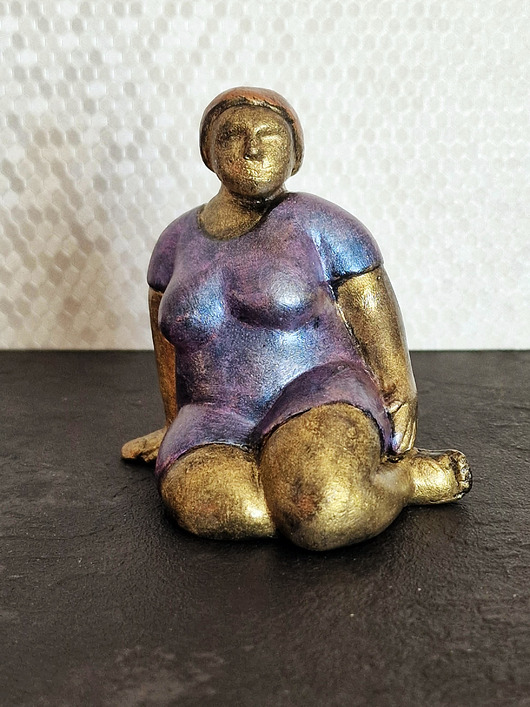 figurki i rzeźby Czas relaksu z ... Halinką - rzeźba z gipsu