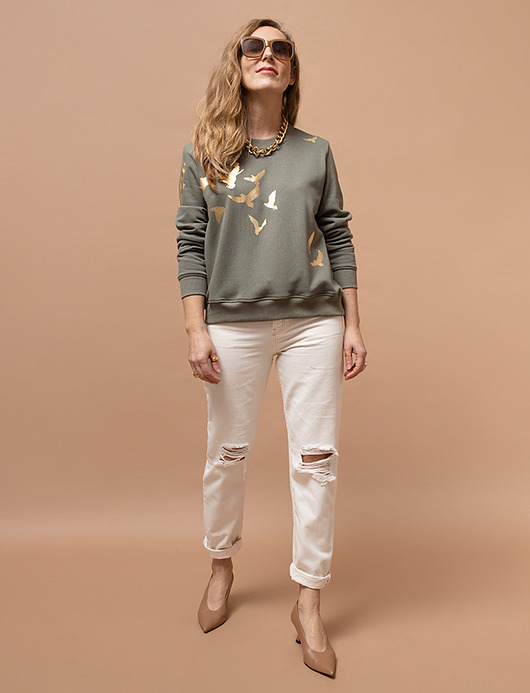 Bluza sky oliwka COCOON