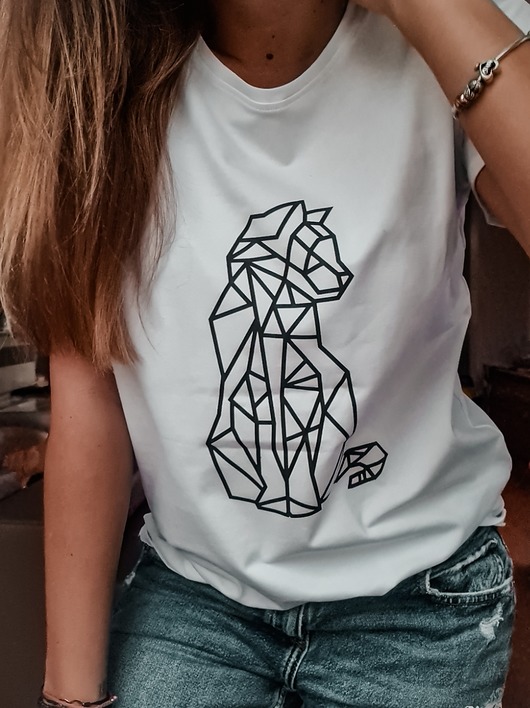 t-shirt damskie T-shirt Kot Duży