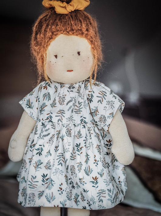 lalki Duża Lalka waldorfska 40cm  Marysia z ubrankami