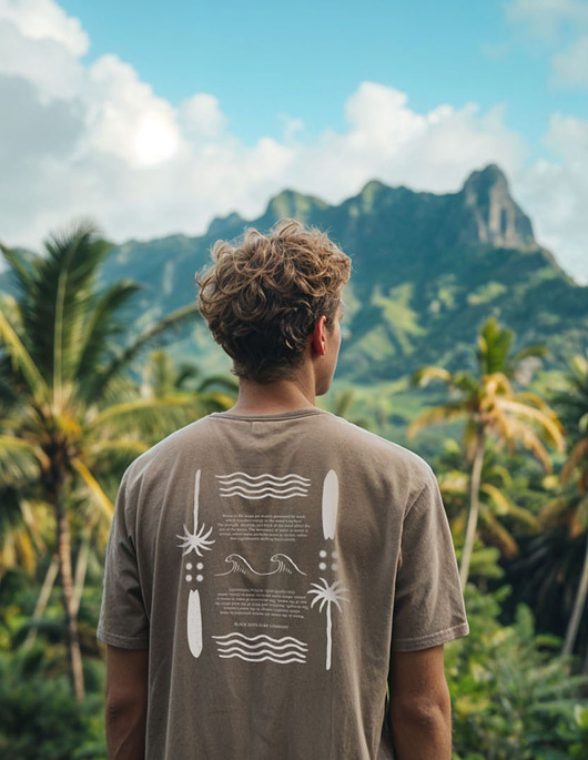 t-shirty męskie Koszulka Wave story