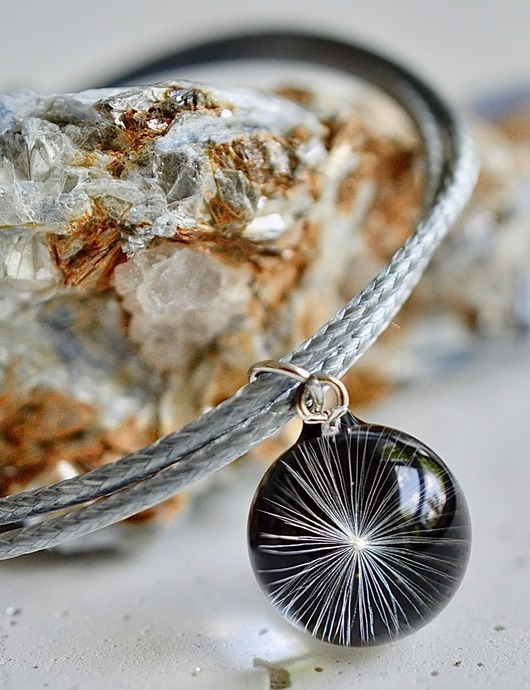 Bransoletka sznurkowa z dmuchawcem Grol Jewellery