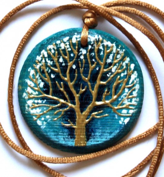 Gold Tree abstrakcja