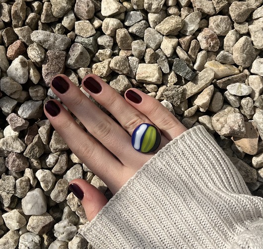 pierścionki srebrne Pierścionek z wymiennym oczkiem