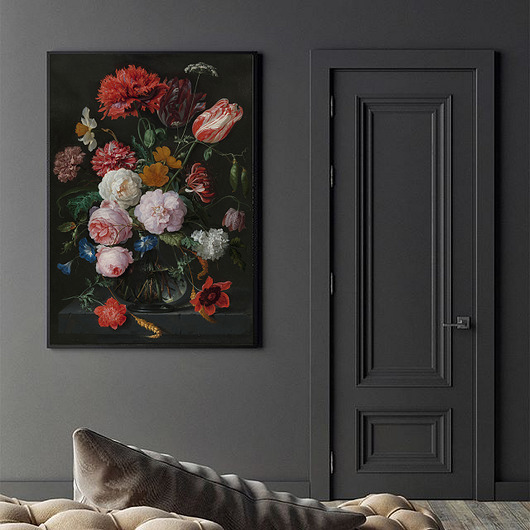 PLAKAT z kwiatami z bukietem KWIATY obraz black dot studio