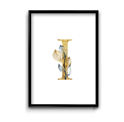 Plakat Litera I  Bury Lis