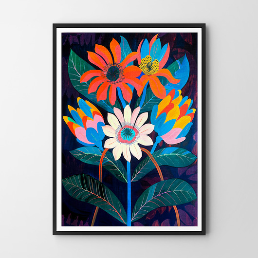 plakaty Kwiaty - plakat/ilustracja