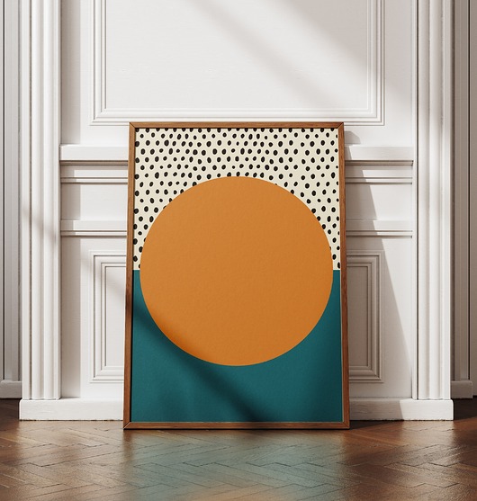 plakaty Minimalistyczny plakat - Bauhaus #5 - Do salonu, sypialni, biura