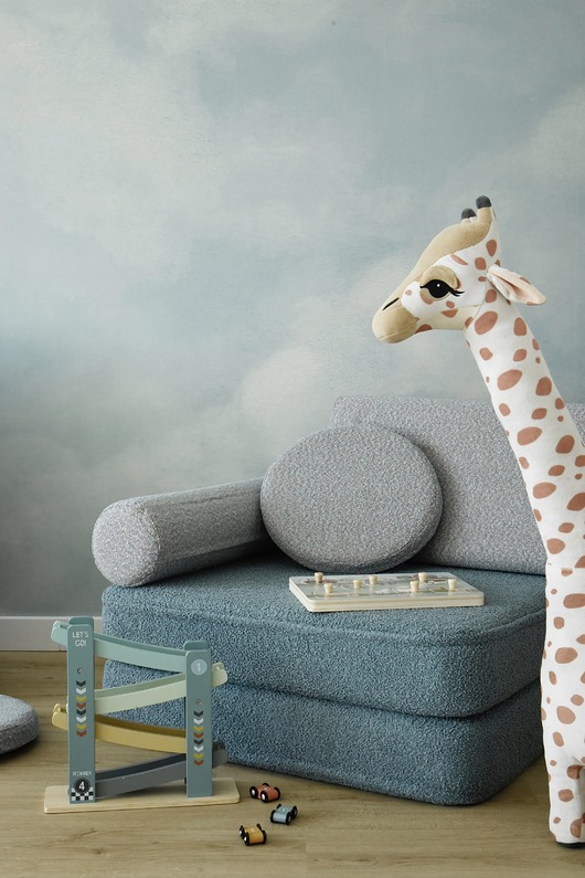 meble do pokoju dziecka Fotel Playlo Montesorri Niebieski