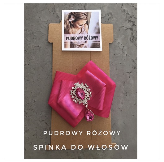 spinki i klamry do włosów Biżuteryjna spinka do włosów = Broszka
