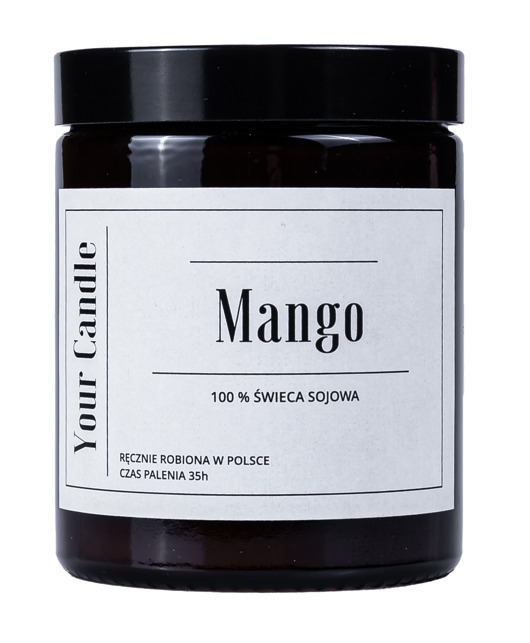 świece zapachowe ŚWIECA SOJOWA MANGO 180ml-Your Candle