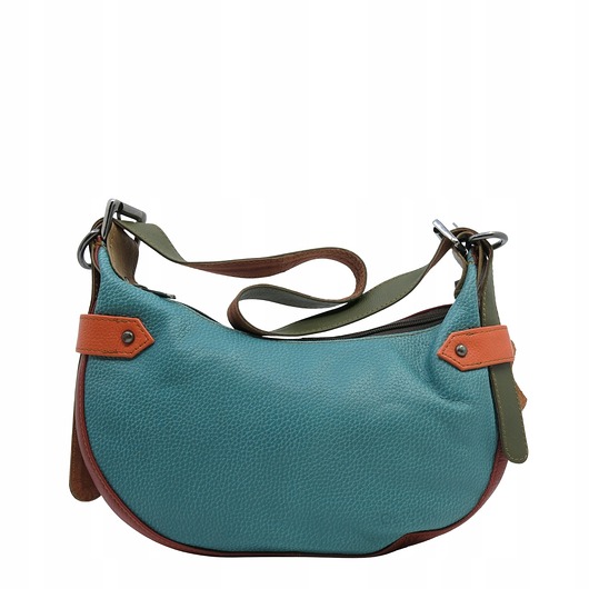 torby na ramię Torebka damska skórzana na ramię modna regulowany pasek zero waste OLIVKA