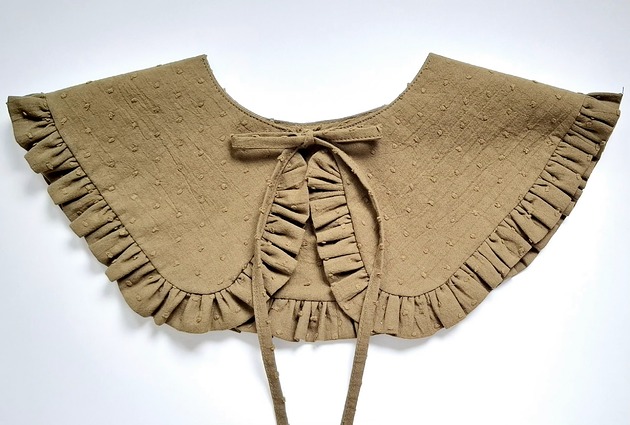 ubrania różne Kołnierzyk  vintage oliwkowy