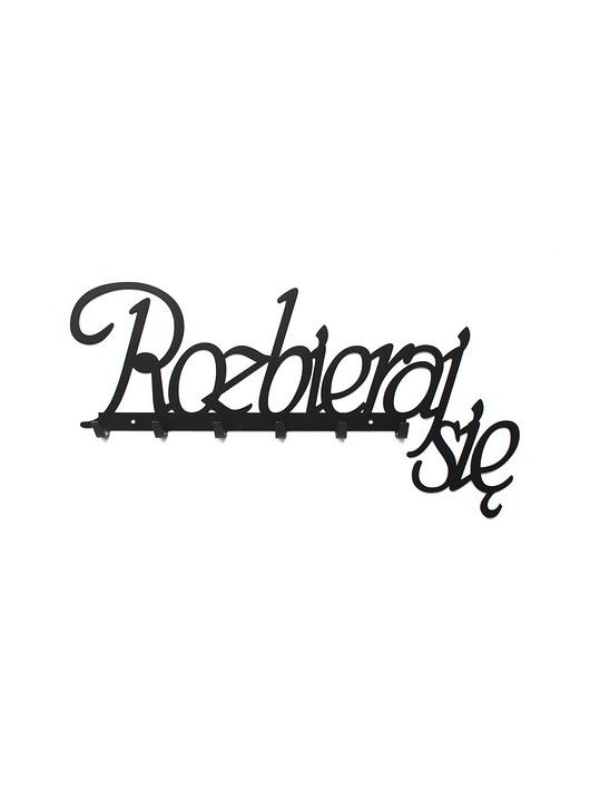 Rozbieraj się wieszak na ubrania zabawny prezent ArtSteel