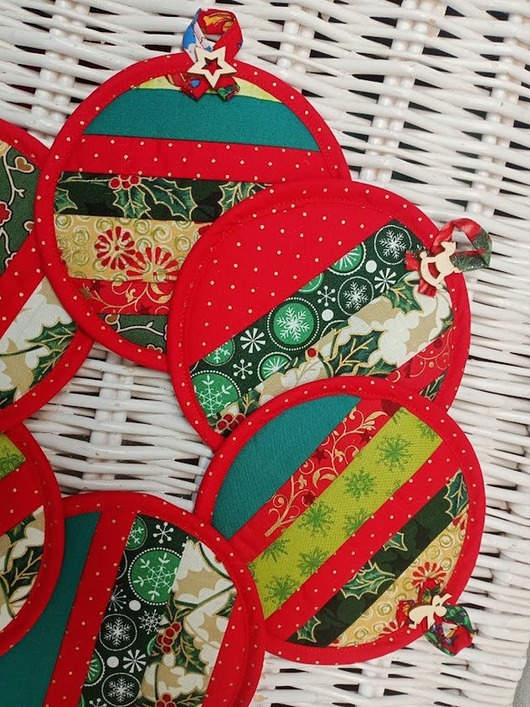 dekoracje świąteczne Świąteczne podkładki pod kubek