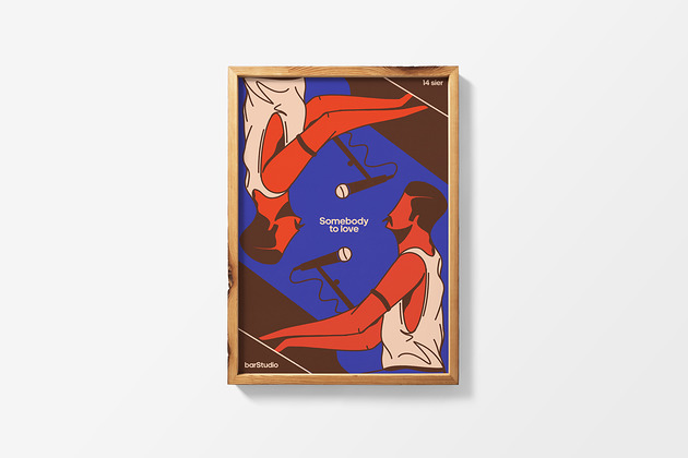 plakaty Somebody to love x print