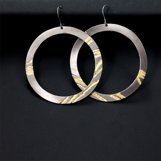 kolczyki - inne Tytanowe koła