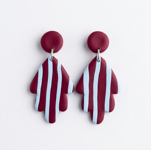 kolczyki z masy plastycznej Kolczyki Circus