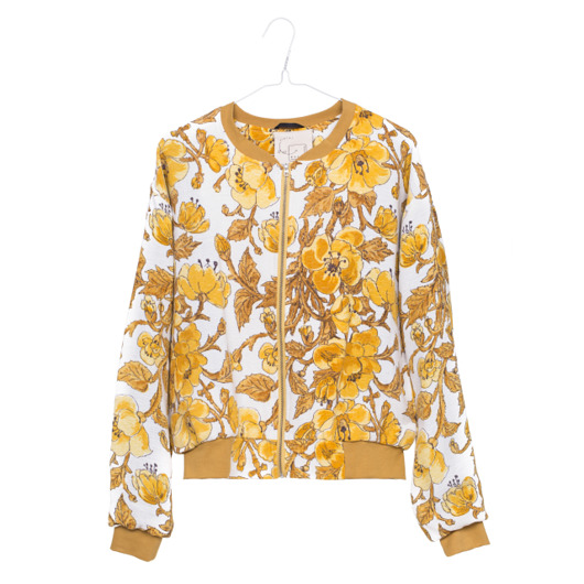 yellow bomber Floral Escape