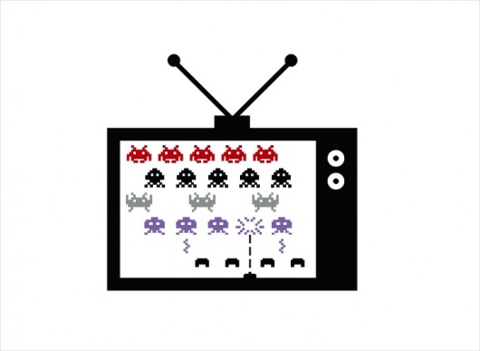 Naklejka na ścianę Space Invaders Tulis