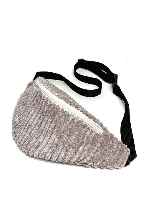 saszetka nerka Brudny róż nerka sztruks welur