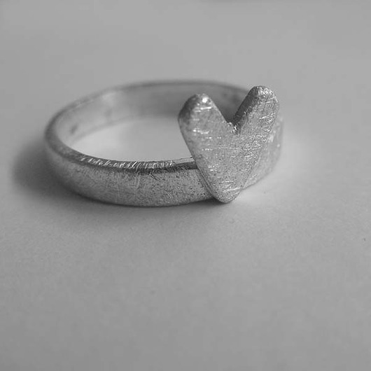 pierścionki srebrne Pierścionek SERDUSZKO