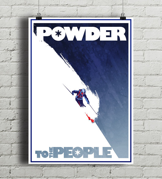 Plakat Powder To The People  minimalmill