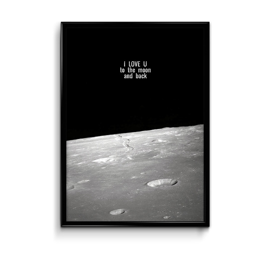 Moon&back  30x40 plakat Bury Lis