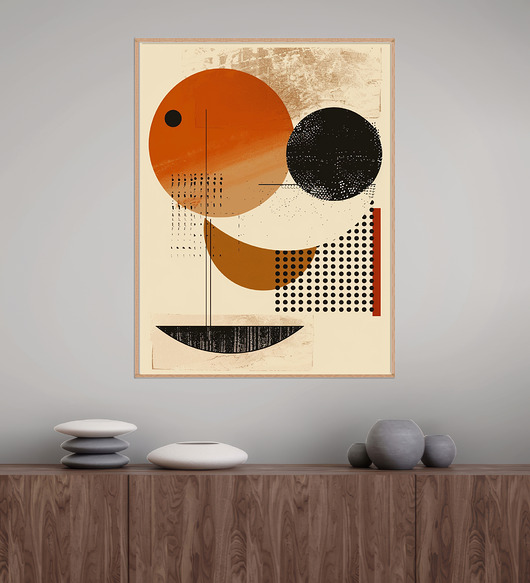 plakaty Geometria natury - Plakat, druk - Minimalizm, Boho, Loft #135