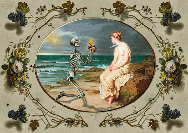 plakaty Plakat Fine Art giclee kolaż UNTIL DEATH