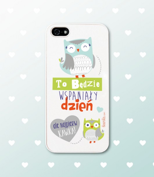 I Phone Case Sowa i kawka :) Bavika