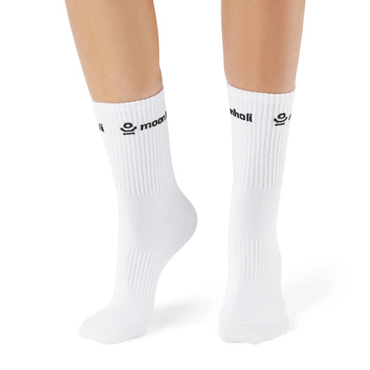 skarpetki damskie Skarpetki do jogi/pilates/fitness  IDEAL GRIP - creamy white