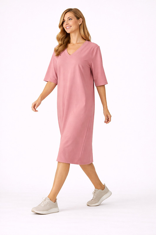 sukienki midi damskie Sukienka ,,ELLISON "  Róż