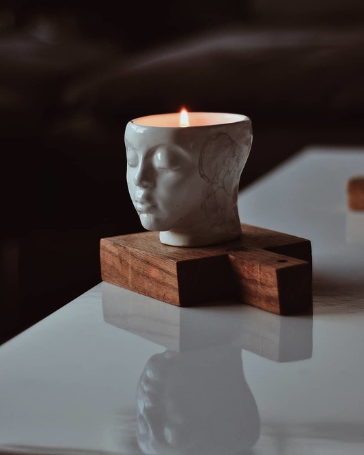 świece zapachowe Świeczka sojowa Face Art 160 ml Wiosenny Afrodyzjak