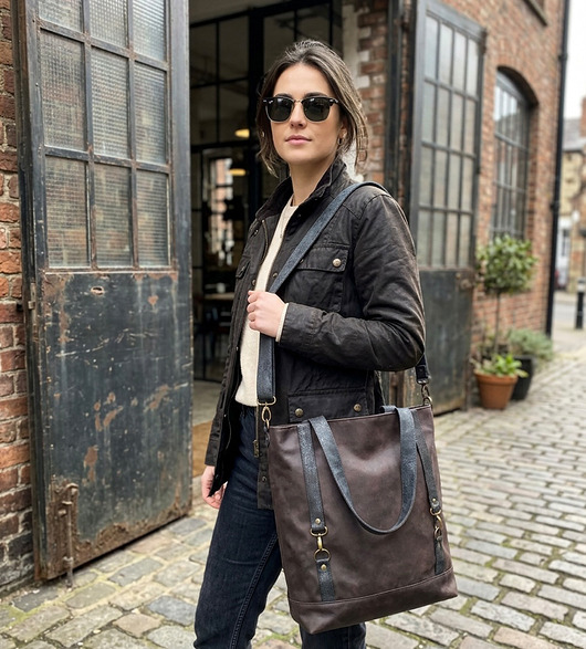 torby XXL Torba tote XXL - c.brąz