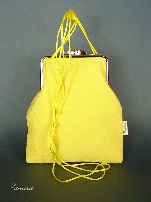 Torebka :: yellow citrin satin :: yamira