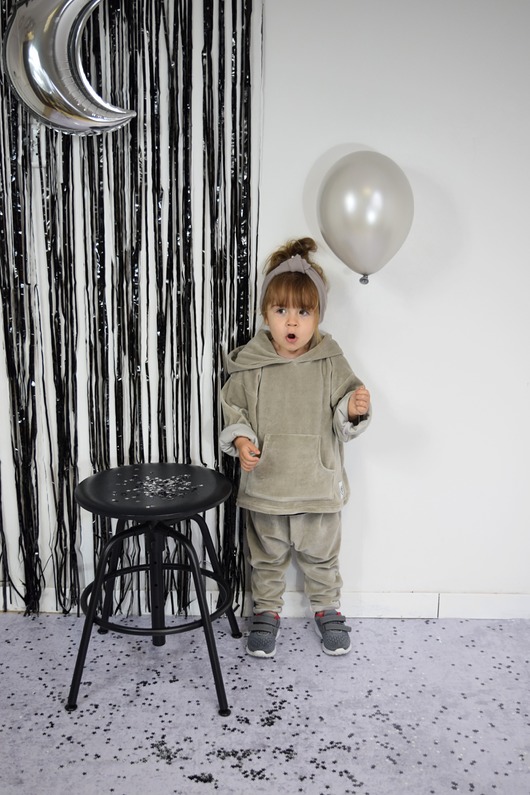 Bluza simplicity velvet beige hoodie Dzianinowe