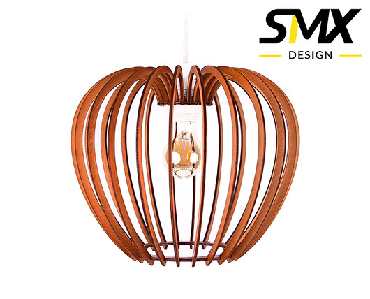 Lampa sufitowa SALON drewniana młodzieżowa LED smxdsgn