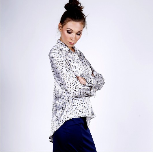 Bluzka koszulowa Oversize Points COMO